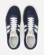 Lanvin Mesh Clay Sneakers – Navy Blue