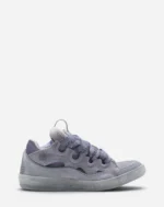 Lanvin Leather Curb Sneaker – Blue