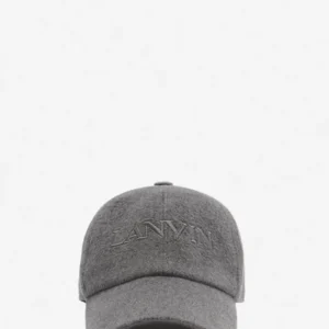 Lanvin Wool Grey Cap