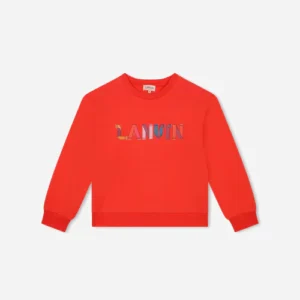 Lanvin Fleece Sweatshirt-Red