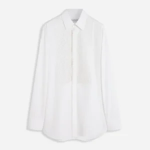 Regular Fit Shirt With Embroidered Plastron