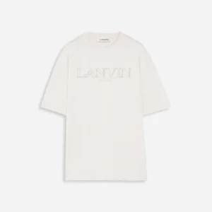 Classic Lanvin Paris Embroidered T-Shirt